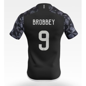 Ajax Brian Brobbey #9 Tredje trøje 2023-24 Kort ærmer